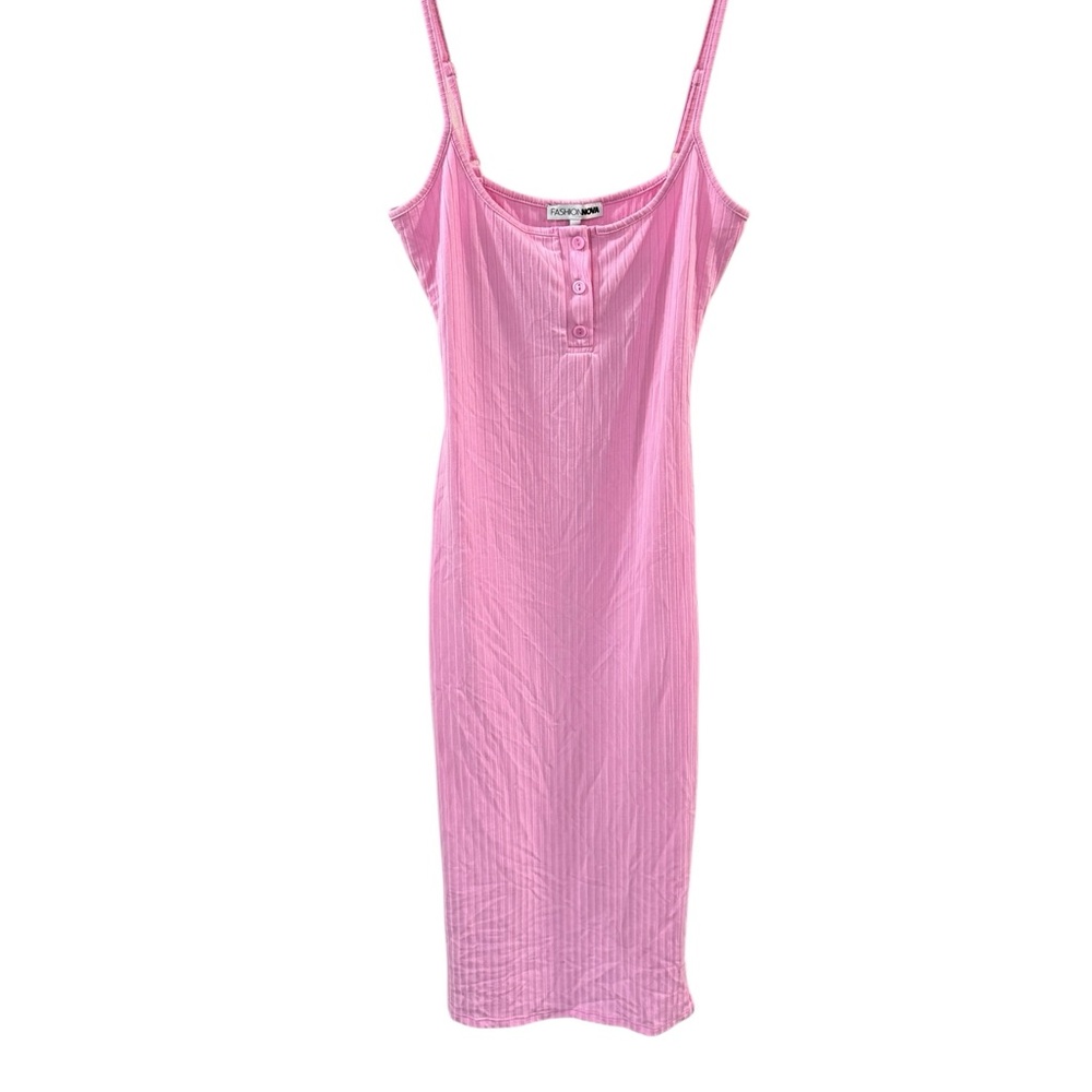 Fashion Nova Pink Maxi Dress